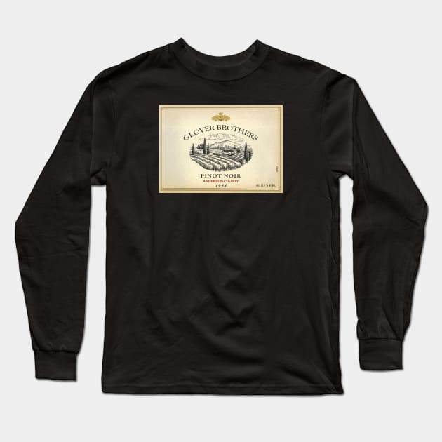 Glover Brothers Wine Label Long Sleeve T-Shirt by NeilGlover